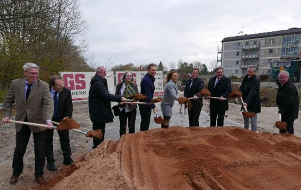 Spatenstich für den neuen Erweiterungsbau A an der Klinik Neustadt an der Aisch PL Architekten