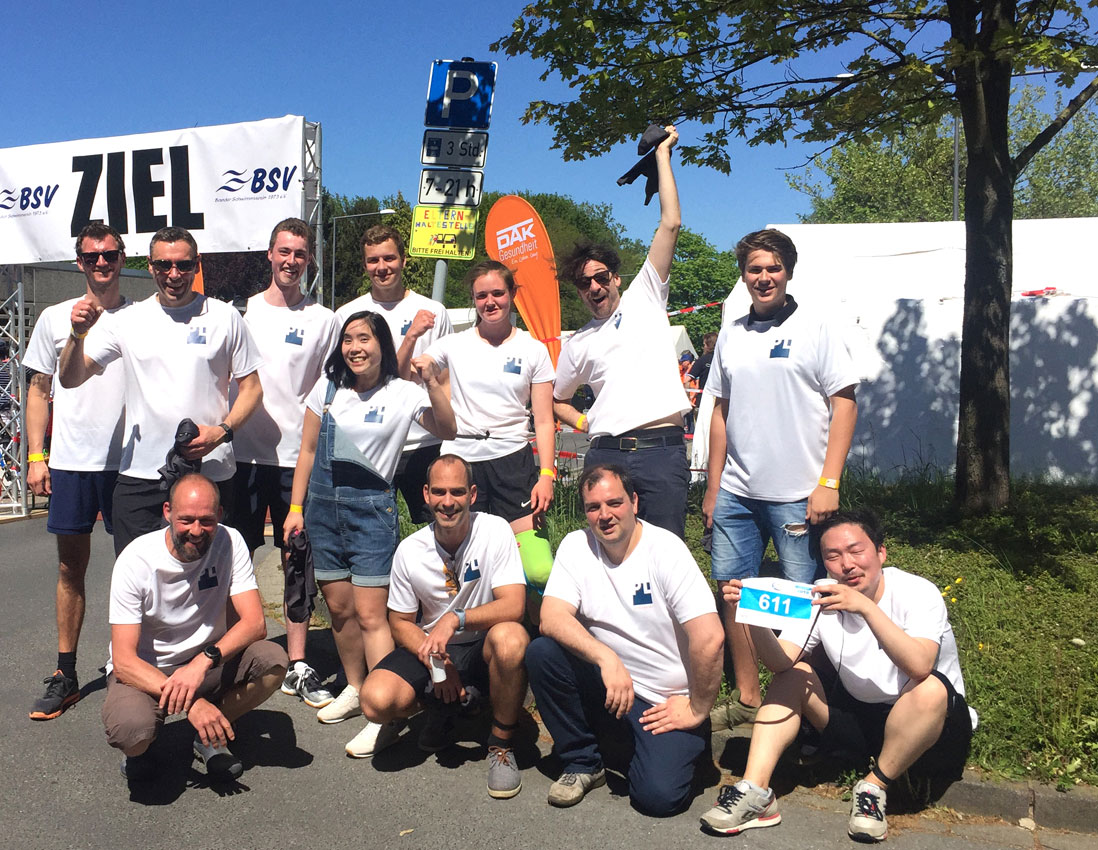 PL Architekten beim Firmentriathlon